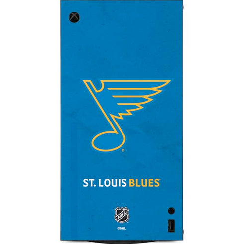 NHL St. Louis Blues Distressed XBox Series X Digital Edition Console Skin